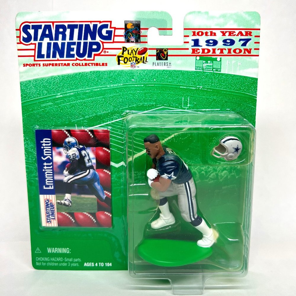 Starting Lineup Emmitt Smith 1997 Edition Dallas Cowboys NIB
